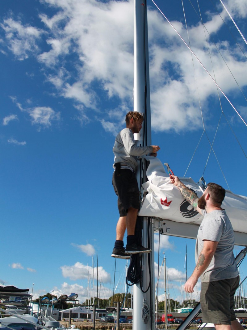Yacht Rigging Check - Boom Furler - Advanced Rigging & Hydraulics